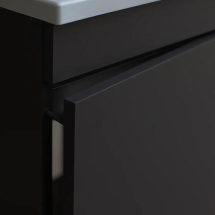Mobile Lavatoio in legno Nobilitato Grigio con uno sportello e pilozzo lavabo in resina x lavanderia bagno